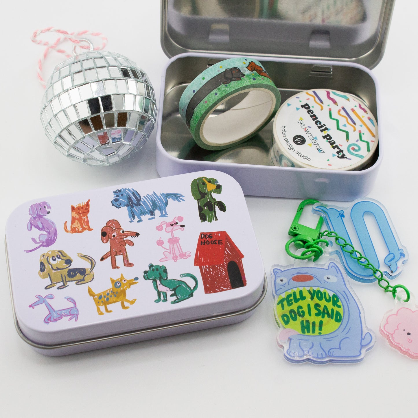 Dog Park- Stationery Trinket Tin (Empty)