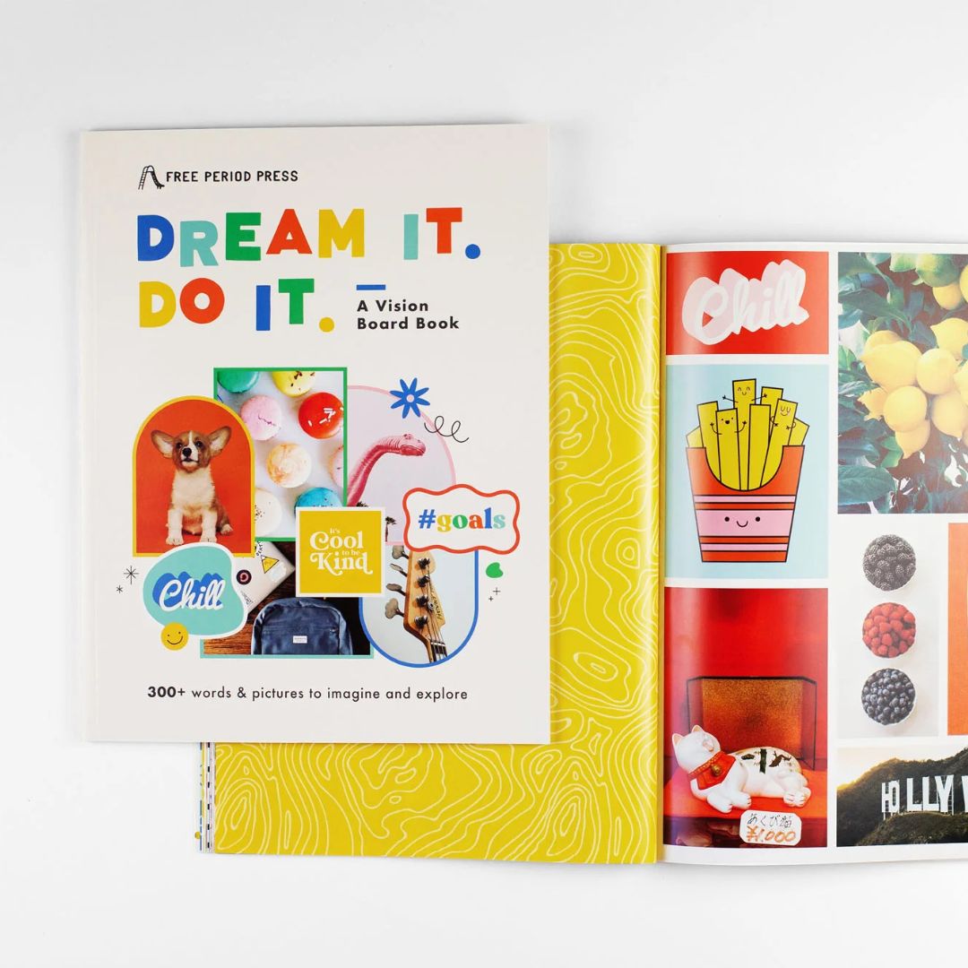 Dream It. Do It. A Kids Vision Board Book - Free Period Press