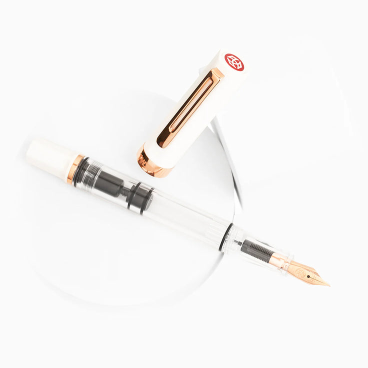 TWSBI Eco White with Rose Gold - Fine Nib