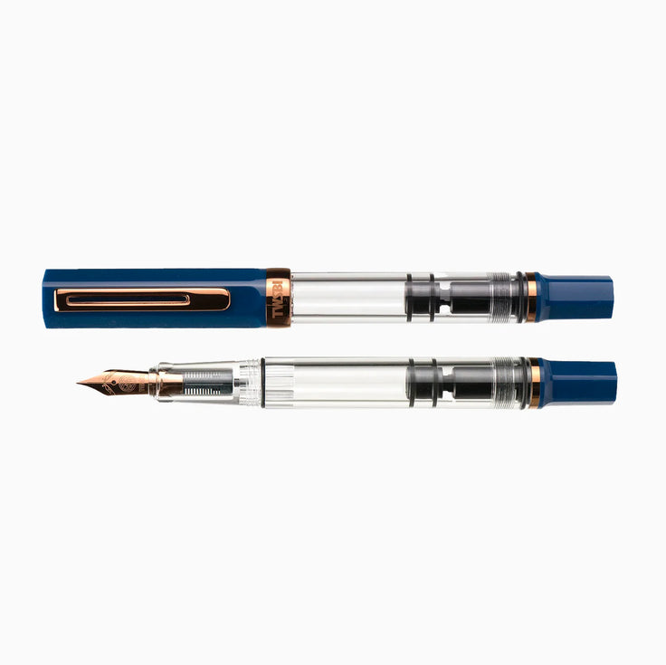 TWSBI Eco Indigo Blue with Bronze - Broad Nib