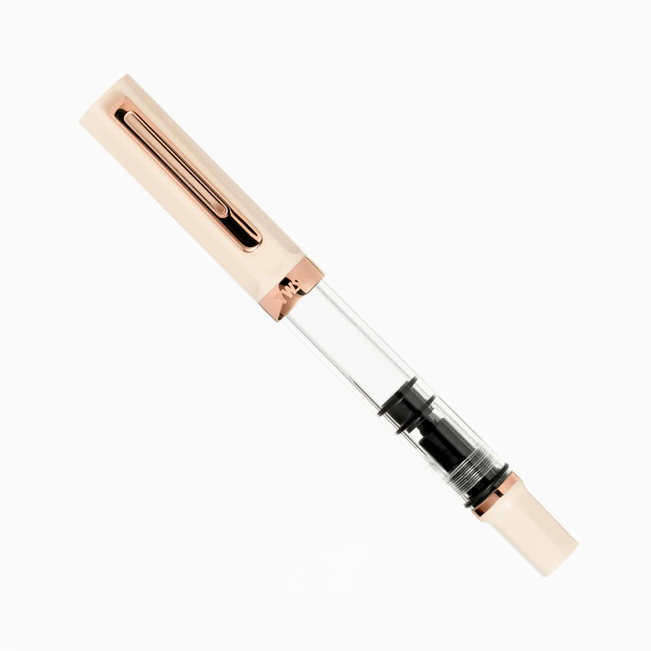 TWSBI Eco Creme and Rose Gold- B Nib