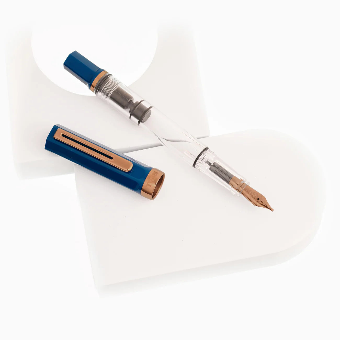 TWSBI Eco Indigo Blue with Bronze - Medium Nib