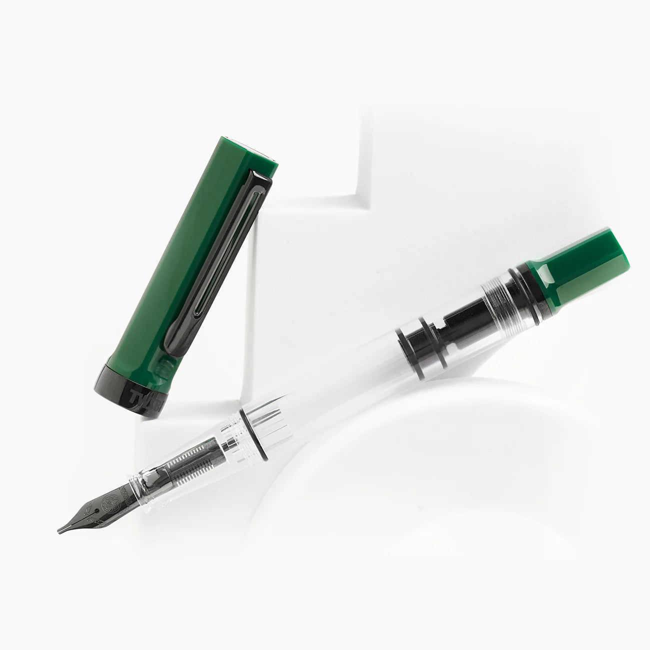 TWSBI Eco Irish Green with Onyx - Broad Nib