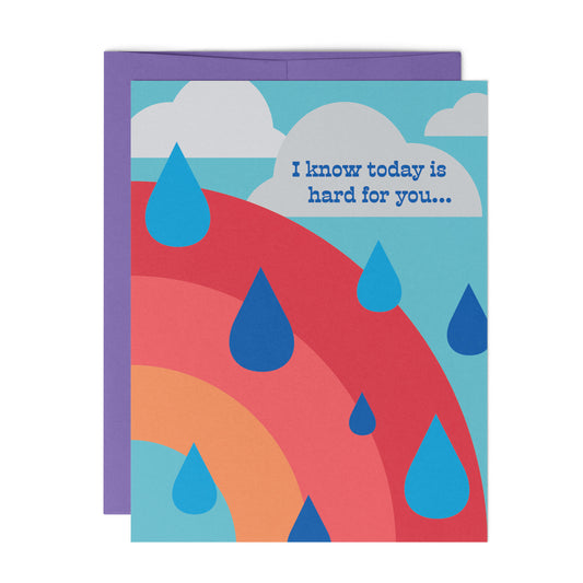 Today Is Hard -Greeting Card by Coachella Valerie