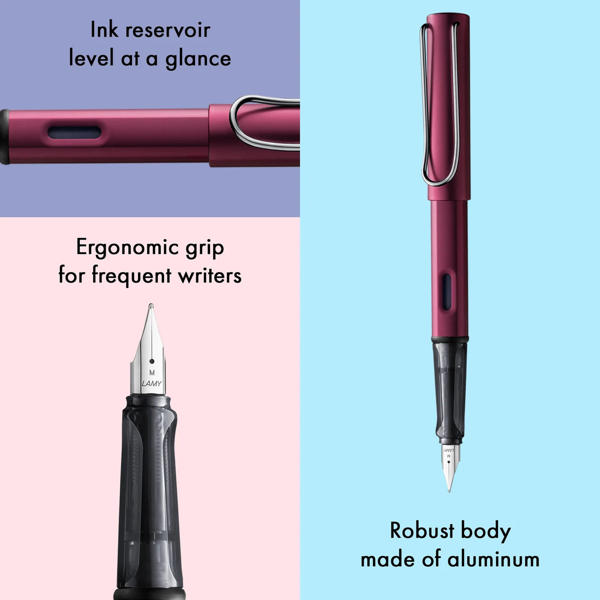 Lamy All-Star - Black Purple -Medium Nib