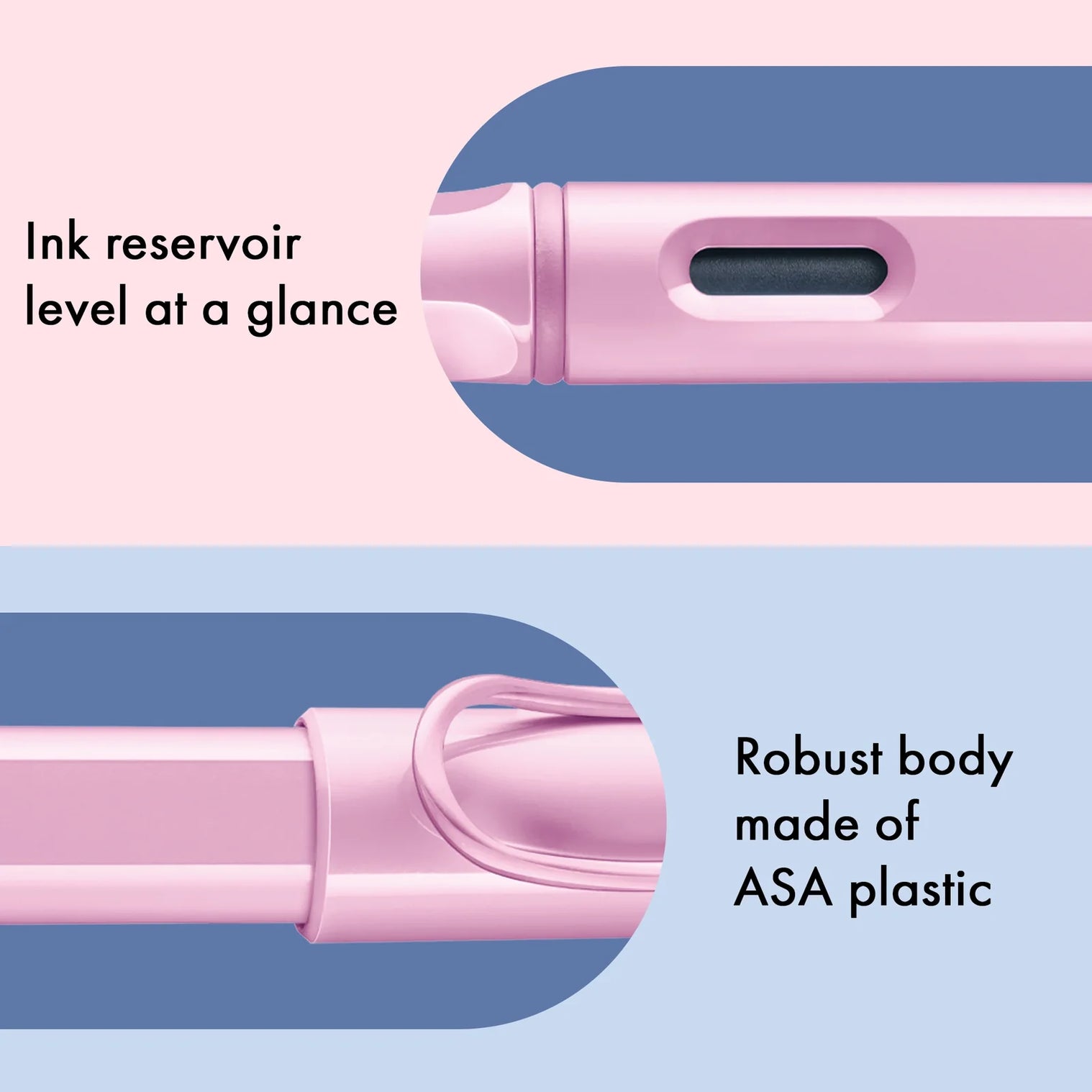 Lamy Safari -Light Rose- Broad Nib