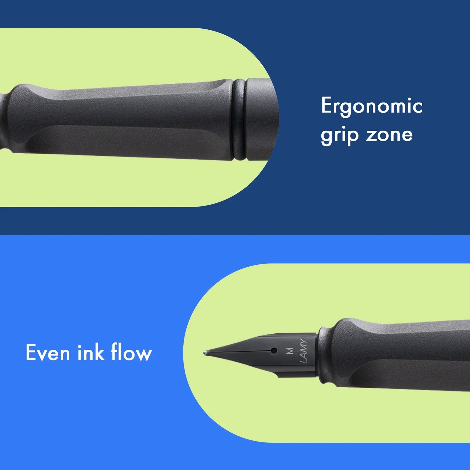 Lamy Safari -Umbra (Matte Black) - Broad Nib