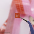 Embossed Letters Kiss Cut PET Tape - Red and Pink
