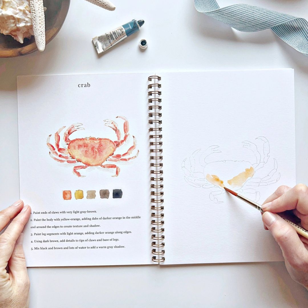 Seaside - Watercolor Workbook - Emily Lex Studio