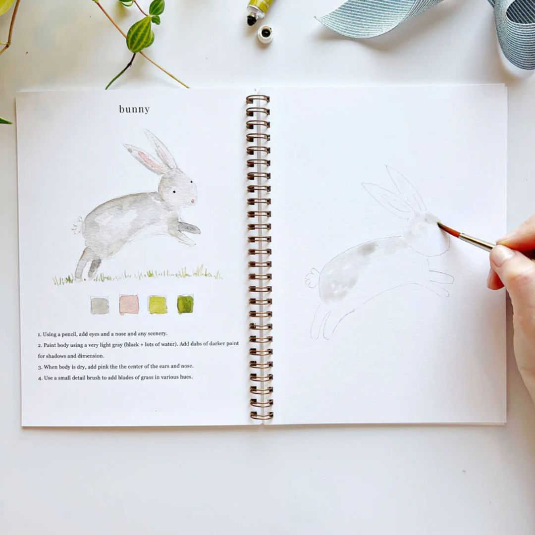 Animals - Watercolor Workbook - Emily Lex Studio