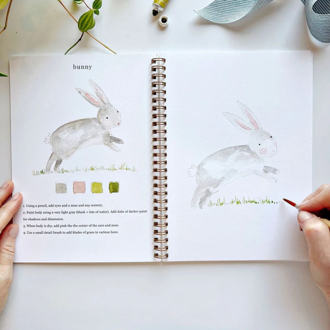 Animals - Watercolor Workbook - Emily Lex Studio