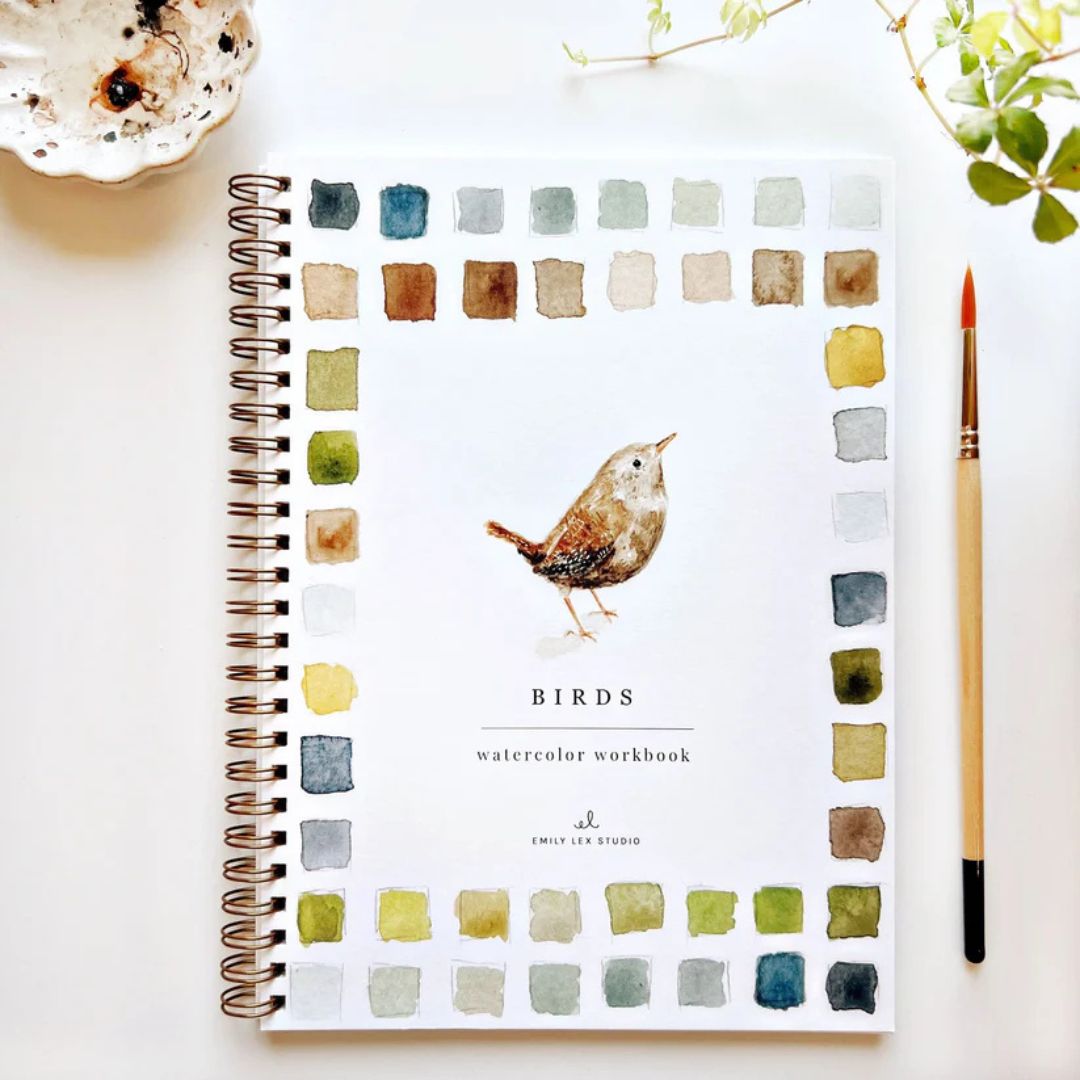 Birds - Watercolor Workbook - Emily Lex Studio