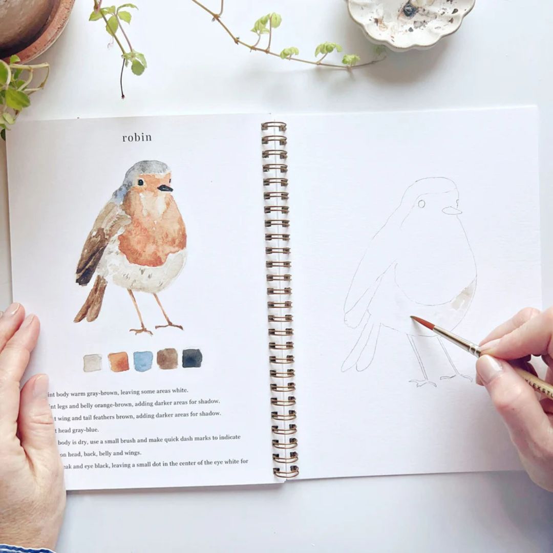 Birds - Watercolor Workbook - Emily Lex Studio