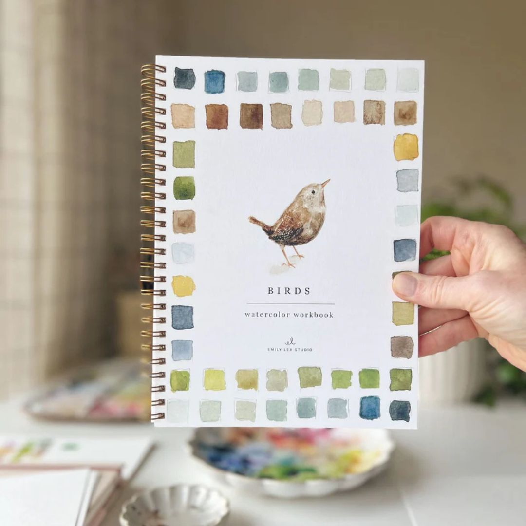 Birds - Watercolor Workbook - Emily Lex Studio