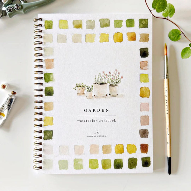 Garden - Watercolor Workbook - Emily Lex Studio