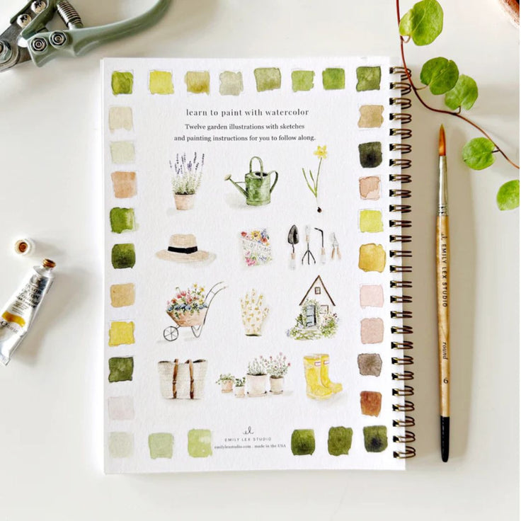 Garden - Watercolor Workbook - Emily Lex Studio