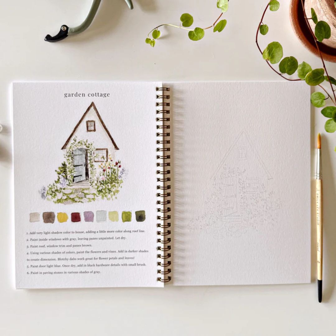 Garden - Watercolor Workbook - Emily Lex Studio