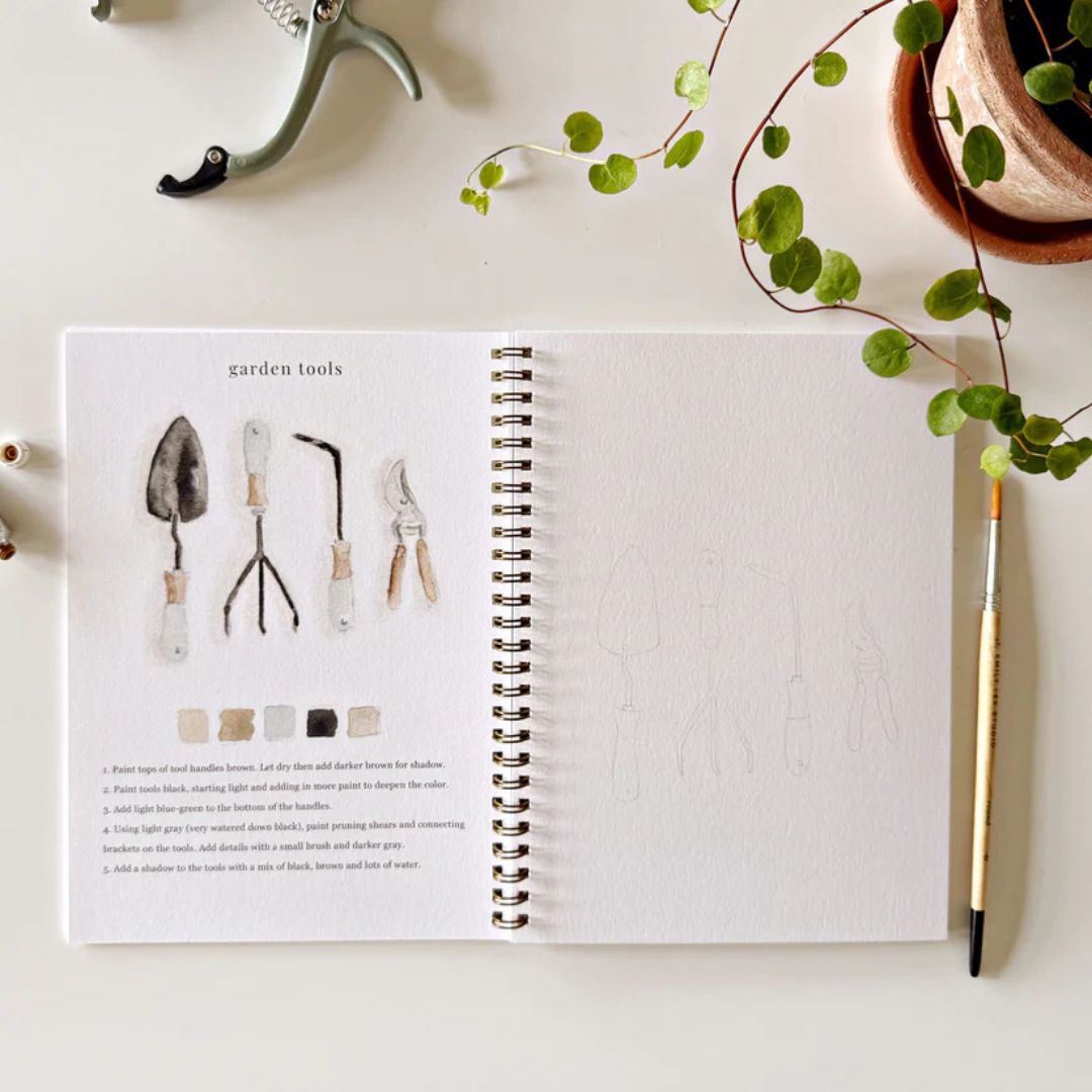 Garden - Watercolor Workbook - Emily Lex Studio