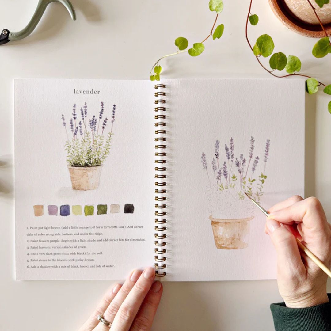 Garden - Watercolor Workbook - Emily Lex Studio