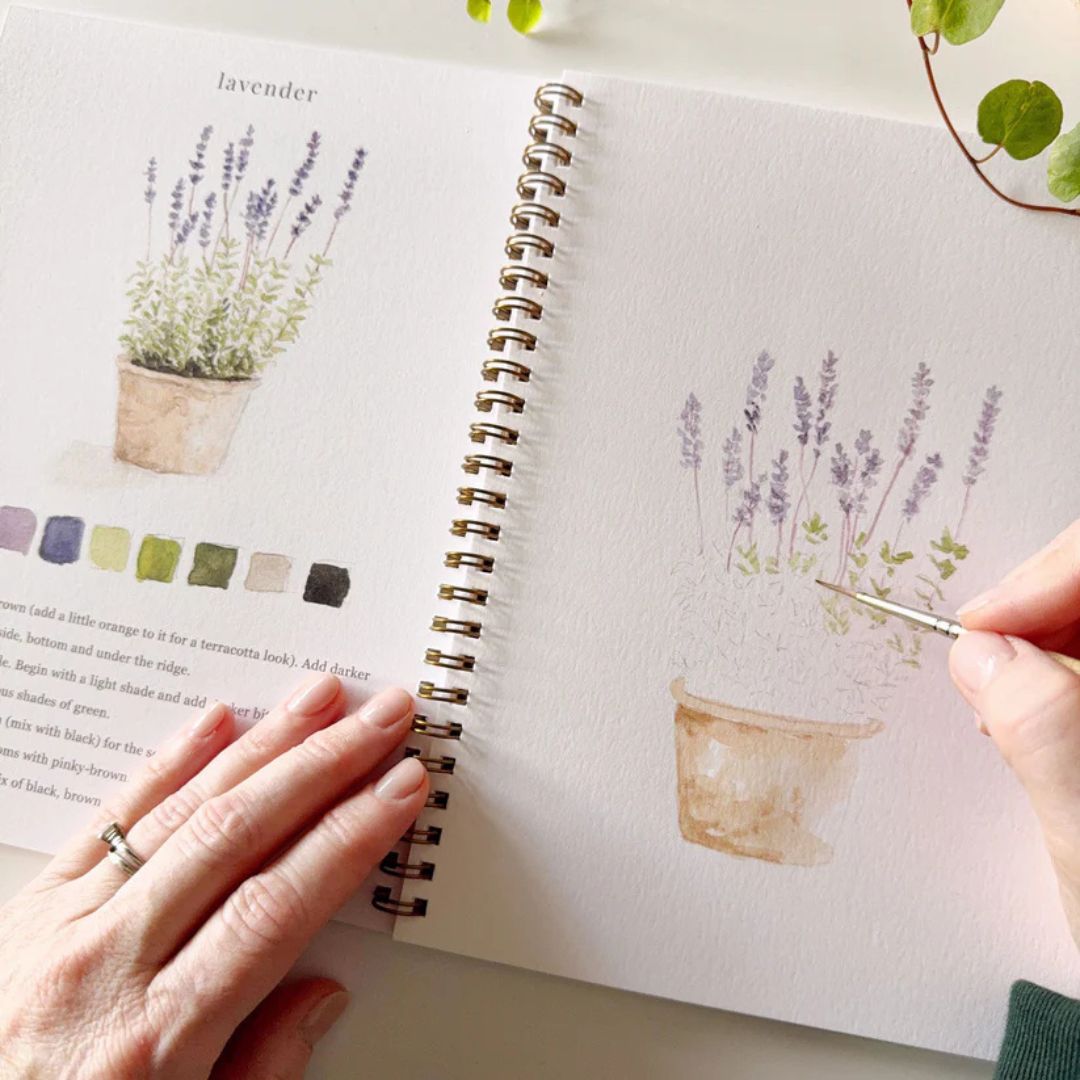 Garden - Watercolor Workbook - Emily Lex Studio