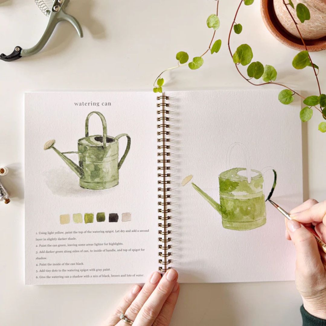 Garden - Watercolor Workbook - Emily Lex Studio