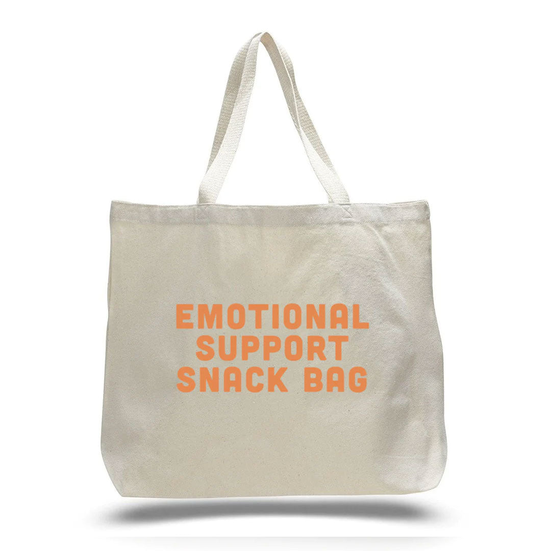 Emotional Support Snack Bag Tote