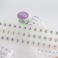 Extra Vowels Letter Beads PET Tape - 50mm
