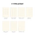 2027 Monthly Planner Coton A5 - Blue