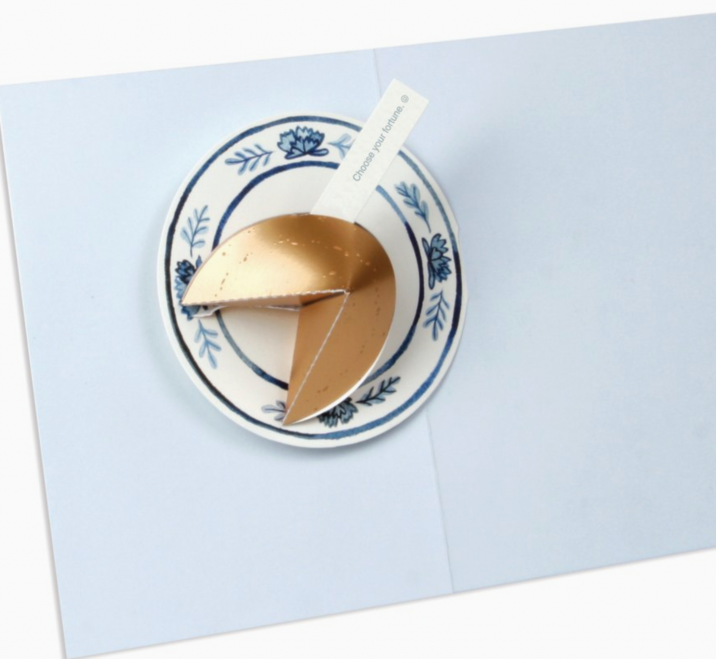 Pop Up Fortune Cookie Interactive Greeting Card.