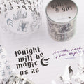 Goth Girl Letter PET Tape