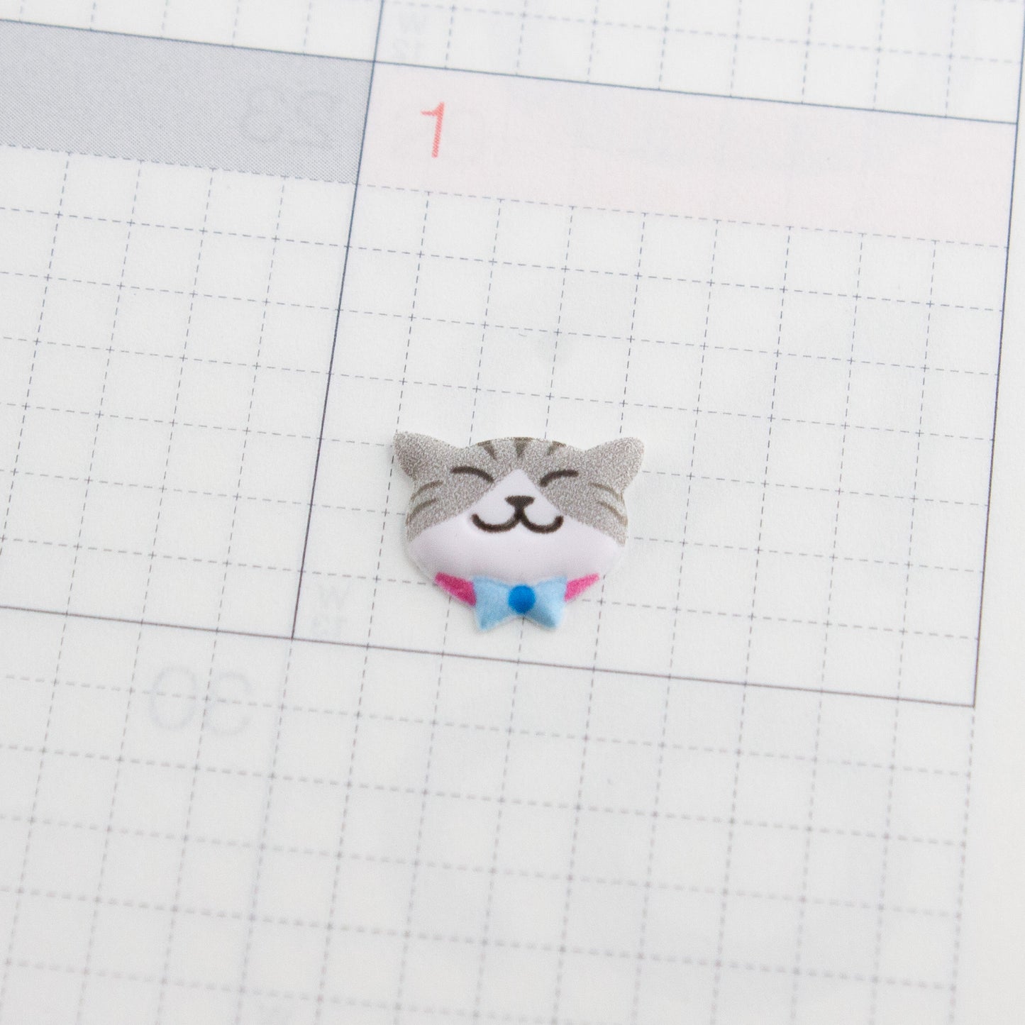 Happy Kitty Animal Seal Puffy Stickers