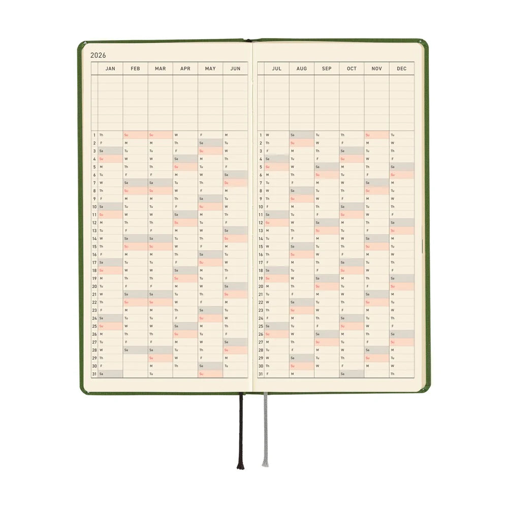 Hobonichi Techo 2026 Weeks MEGA : Cosmo Blue