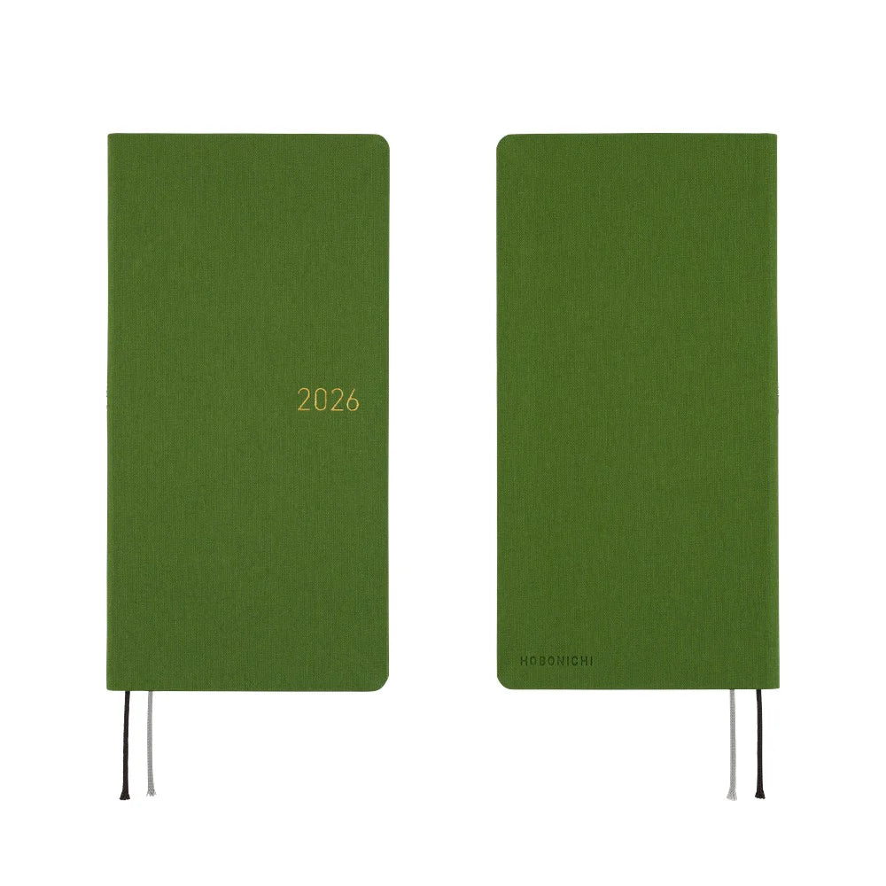 Hobonichi Techo 2026 Weeks MEGA : Antique Green