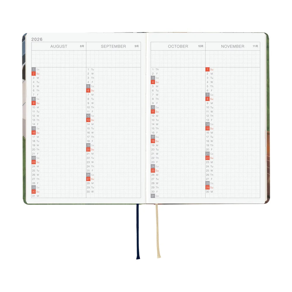 Hobonichi Techo 2026 HON A6 : Hiroko Kubota: Waiting on the Chord