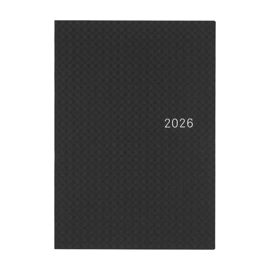 Hobonichi Techo 2026 HON A5 : Paper Series: Black Gingham