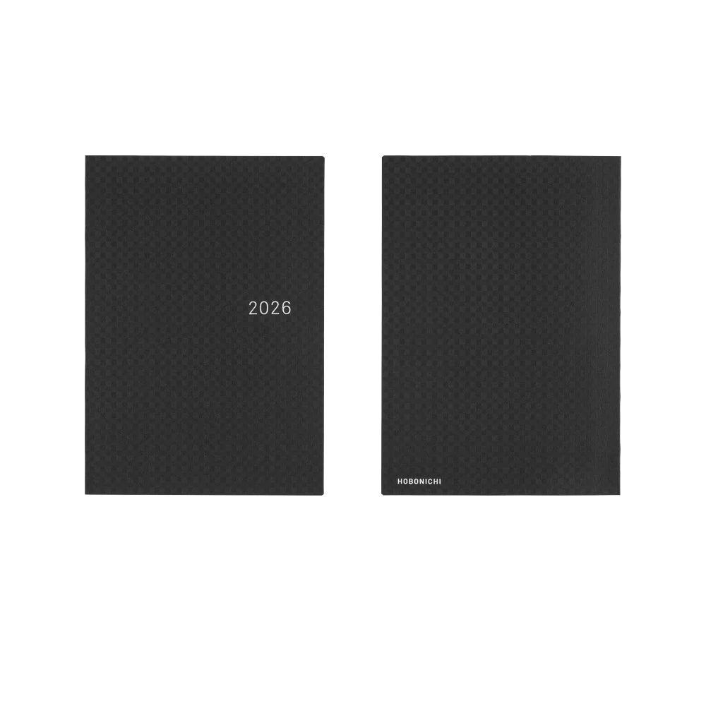 Hobonichi Techo 2026 HON A5 : Paper Series: Black Gingham