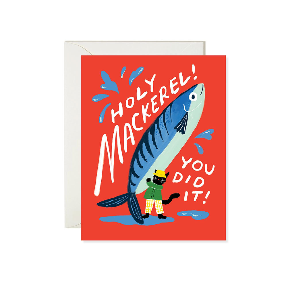 Holy Mackerel! You Did It! Greeting Card