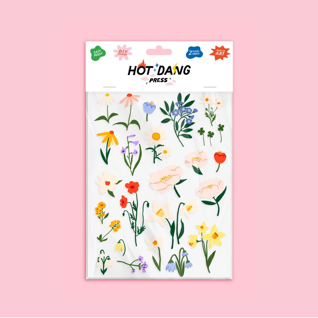 Flowers Always Iron-On Art - Hot Dang Press