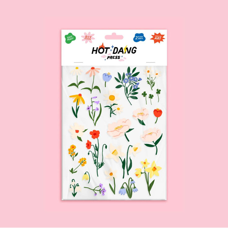 Flowers Always Iron-On Art - Hot Dang Press