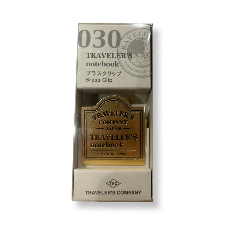 TRAVELER'S Notebook Brass Clip