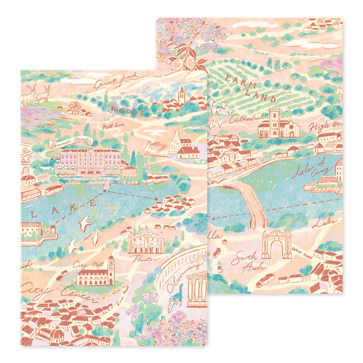 Yuru Log B6 Travel and Hotel Notebook - Midori