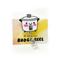 Rice cooker Acrylic Badge Reel