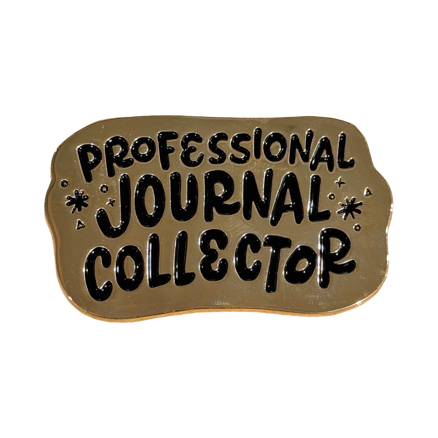 Professional Journal Collector Gold Magnet