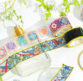 Bird and Plant Stained Glass Tape - 20mm- BGM