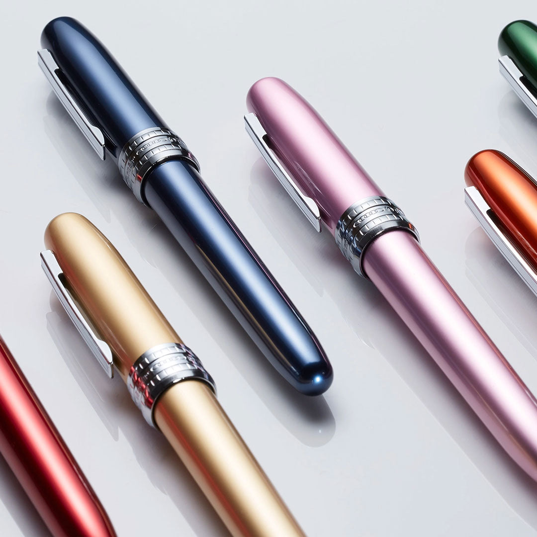 Plaisir Fountain Pen- F03 -Platinum