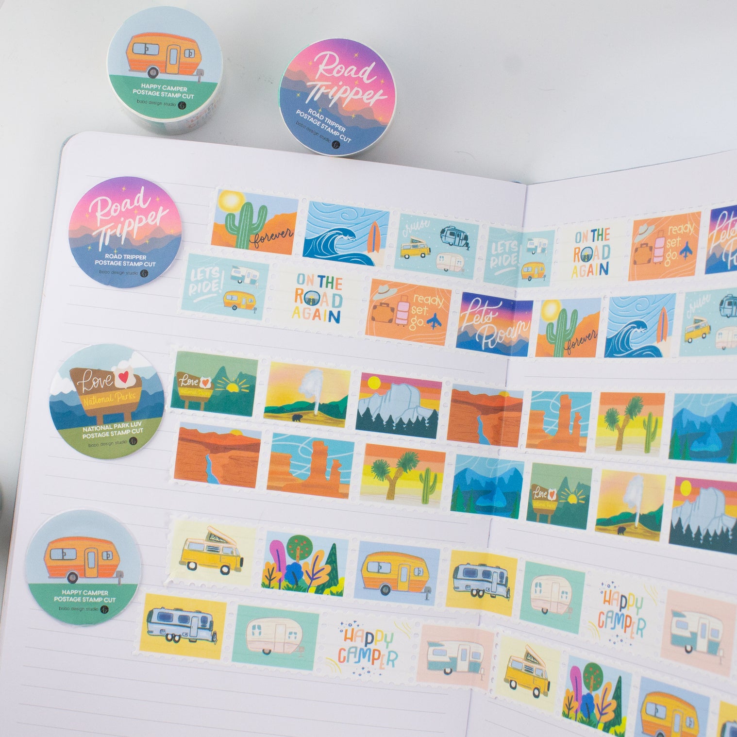 National Park Luv Postage Stamp Washi Tape