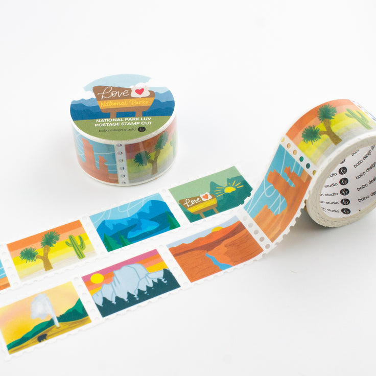 National Park Luv Postage Stamp Washi Tape