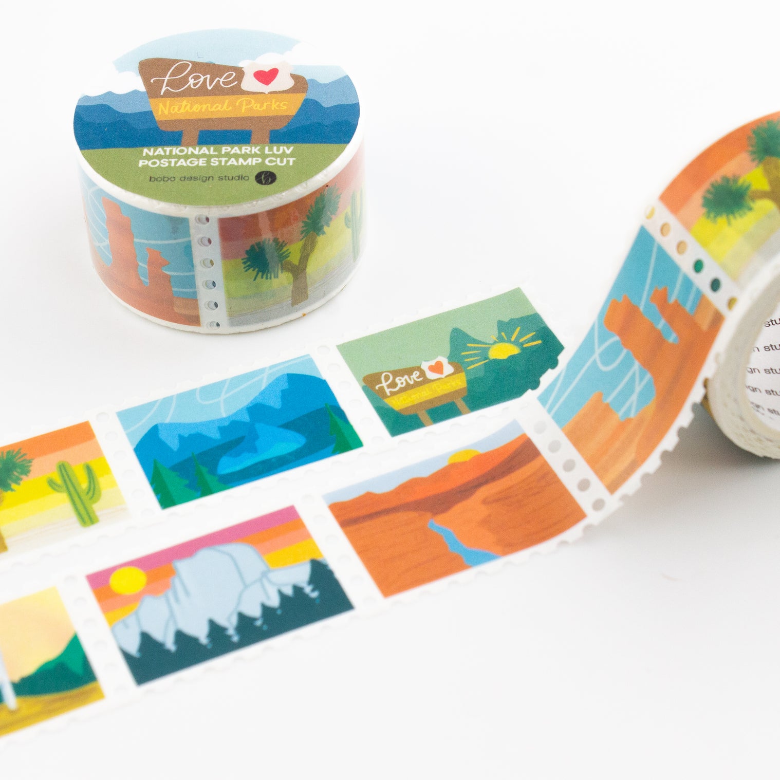 National Park Luv Postage Stamp Washi Tape