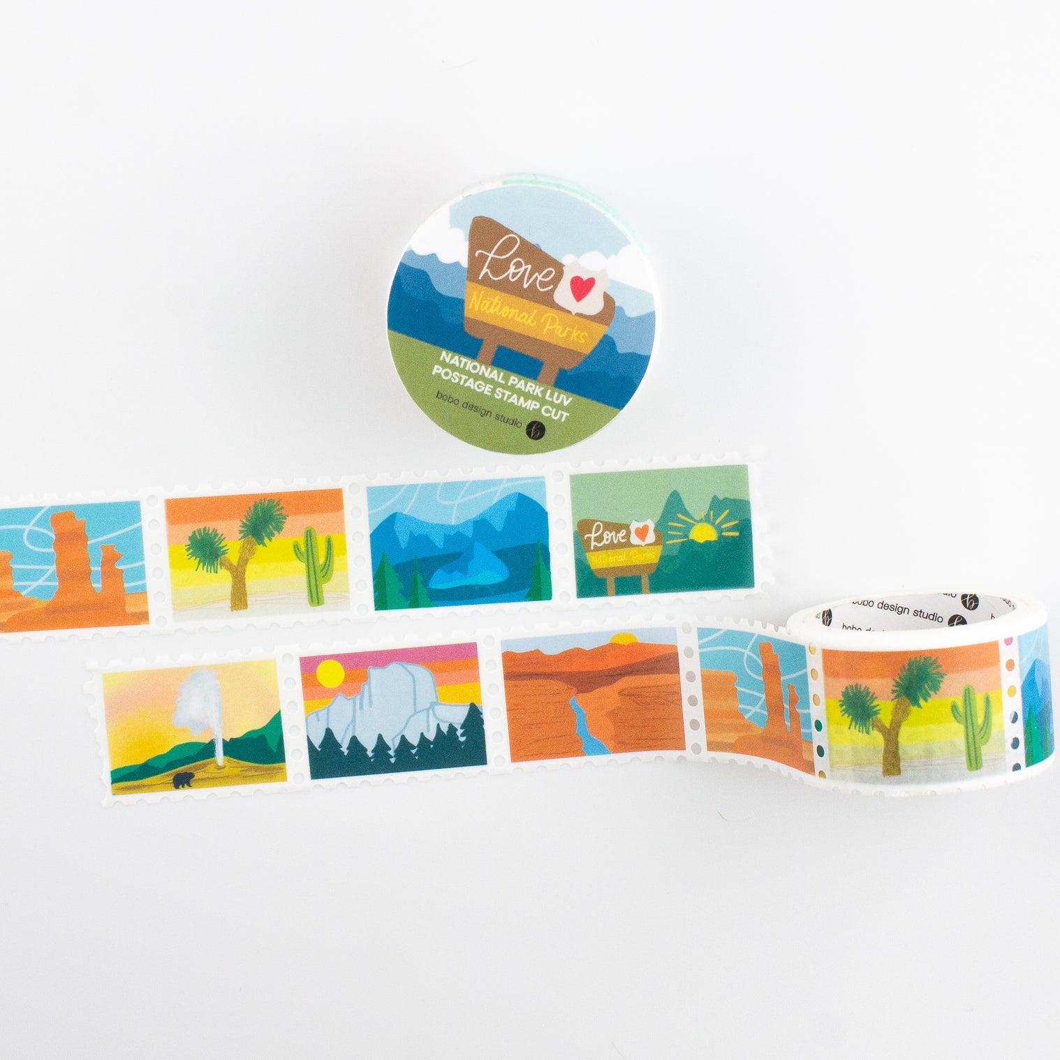 National Park Luv Postage Stamp Washi Tape