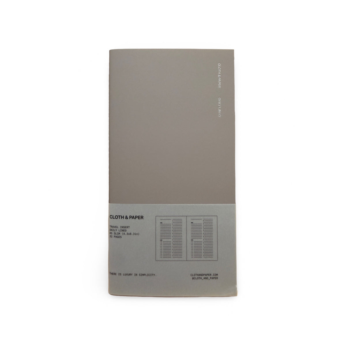 Daily Lined |  A5 Slim Travel Insert